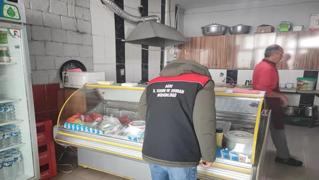 Ağrı'da gıda güvenliği çalışmaları kapsamında 750 işletme kontrolden geçti