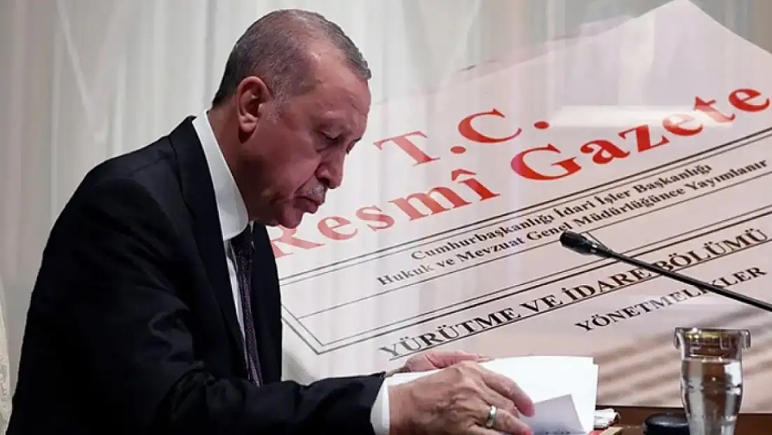 Cumhurbaşkanlığı tarafından yapılan atamalar Resmi Gazete’de