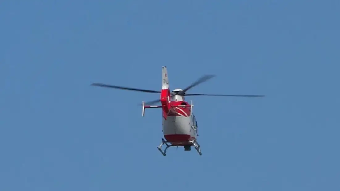 40 yaşındaki hasta ambulans helikopter ile Van'a getirildi