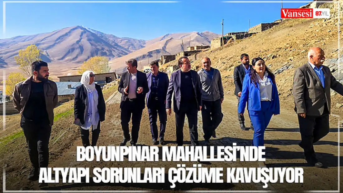 Boyunpınar Mahallesi’nde altyapı sorunları çözüme kavuşuyor