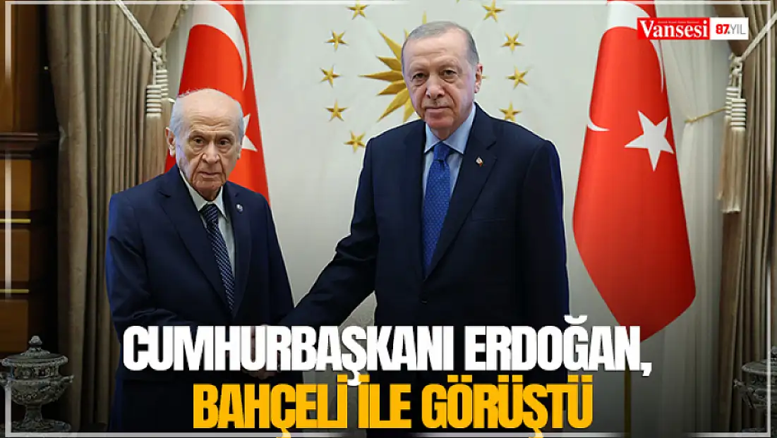 Cumhurbaşkanı Erdoğan, MHP Genel Başkanı Bahçeli ile görüştü