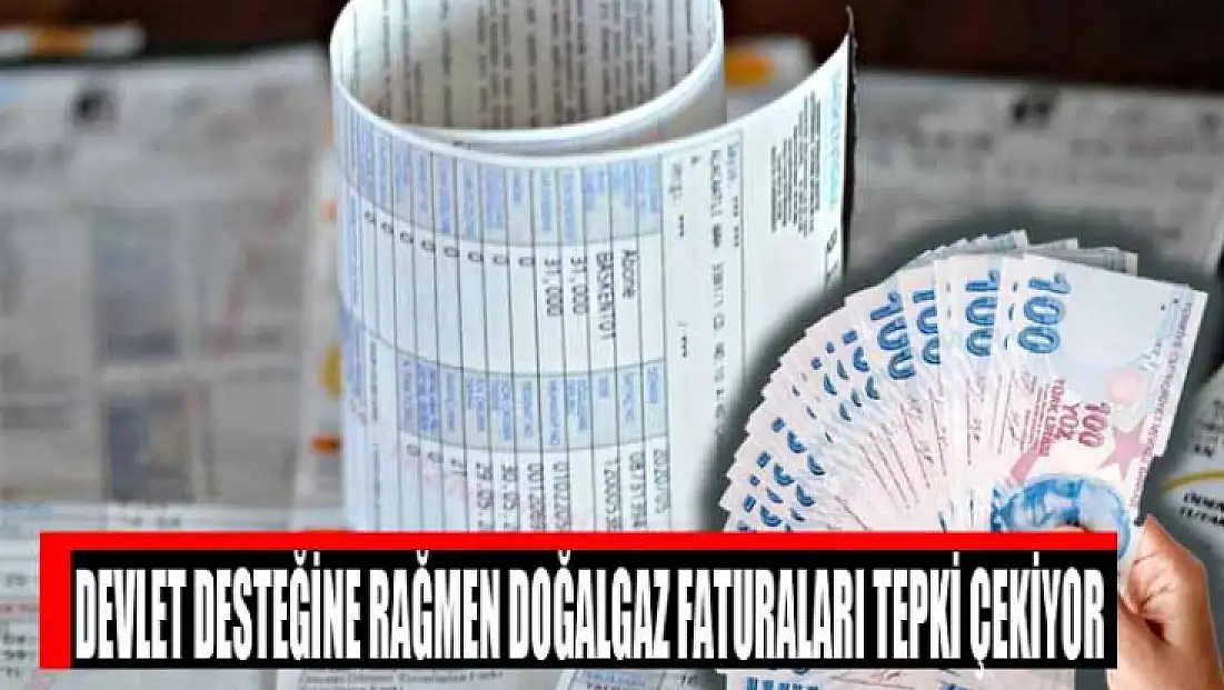 Devlet desteğine rağmen doğalgaz faturaları tepki çekiyor