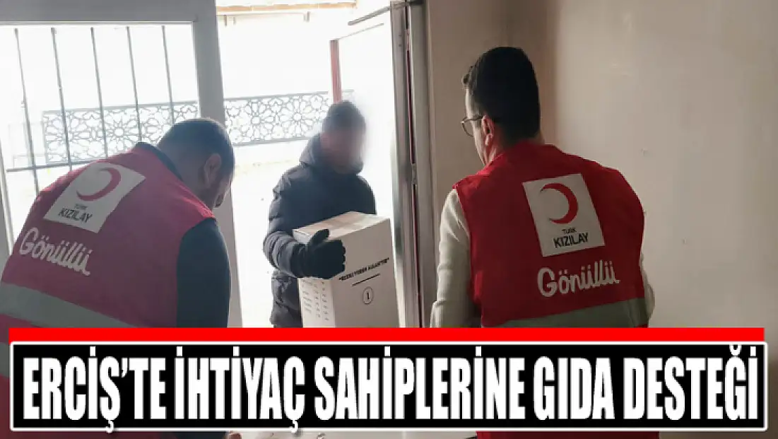 Erciş’te ihtiyaç sahiplerine gıda desteği