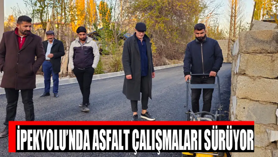 İpekyolu’nda asfalt çalışmaları sürüyor