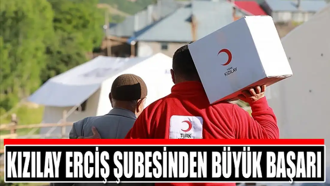 Kızılay Erciş Şubesinden büyük başarı