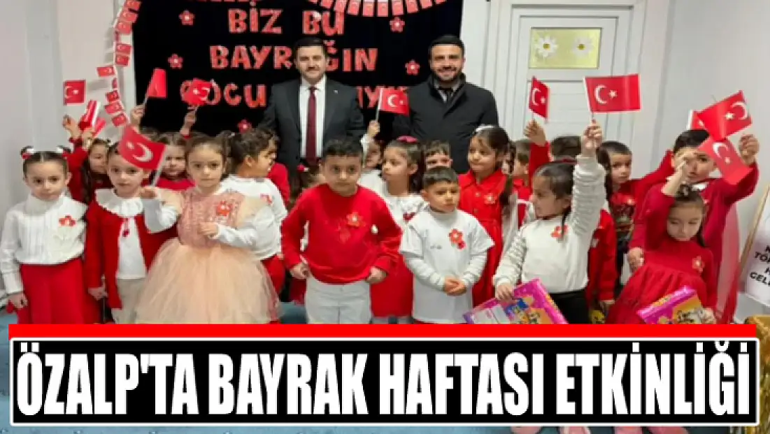 Özalp'ta bayrak haftası etkinliği