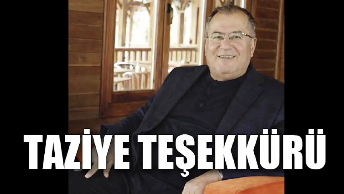 Orbay Ailesi'nden Taziye Teşekkürü