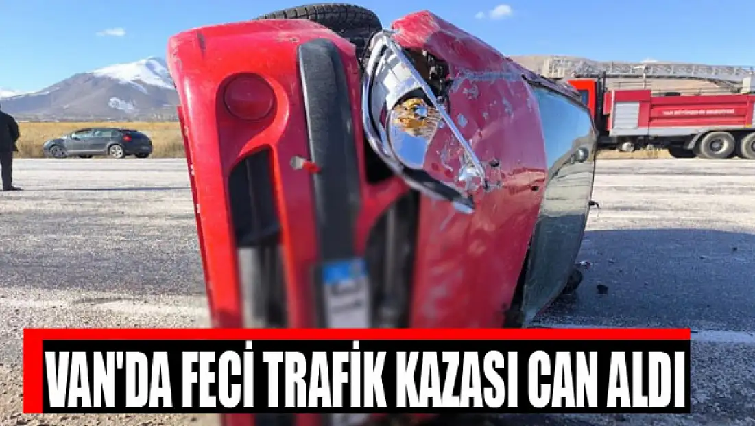 Van'da feci trafik kazası can aldı