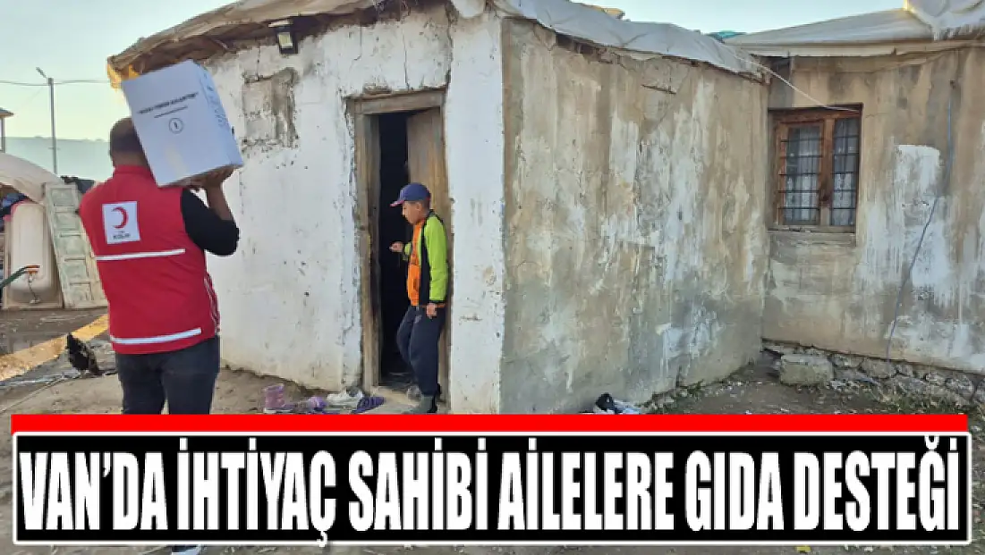 Van’da ihtiyaç sahibi ailelere gıda desteği