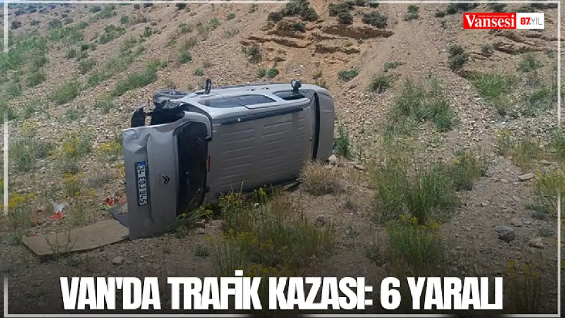Van'da trafik kazası: 6 yaralı