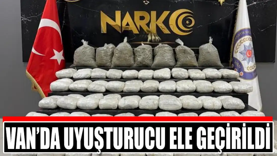 Van’da uyuşturucu ele geçirildi