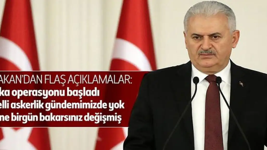 Başbakan Yıldırım: Rakka operasyonu başladı