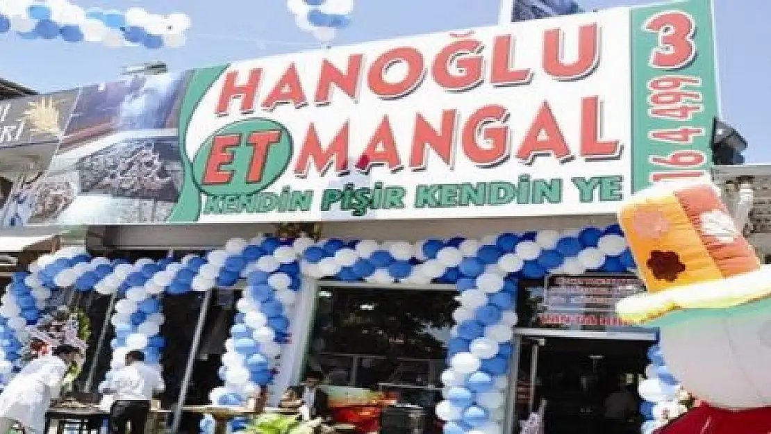 Hanoğlu Et Mangal 3. Şubesini açtı