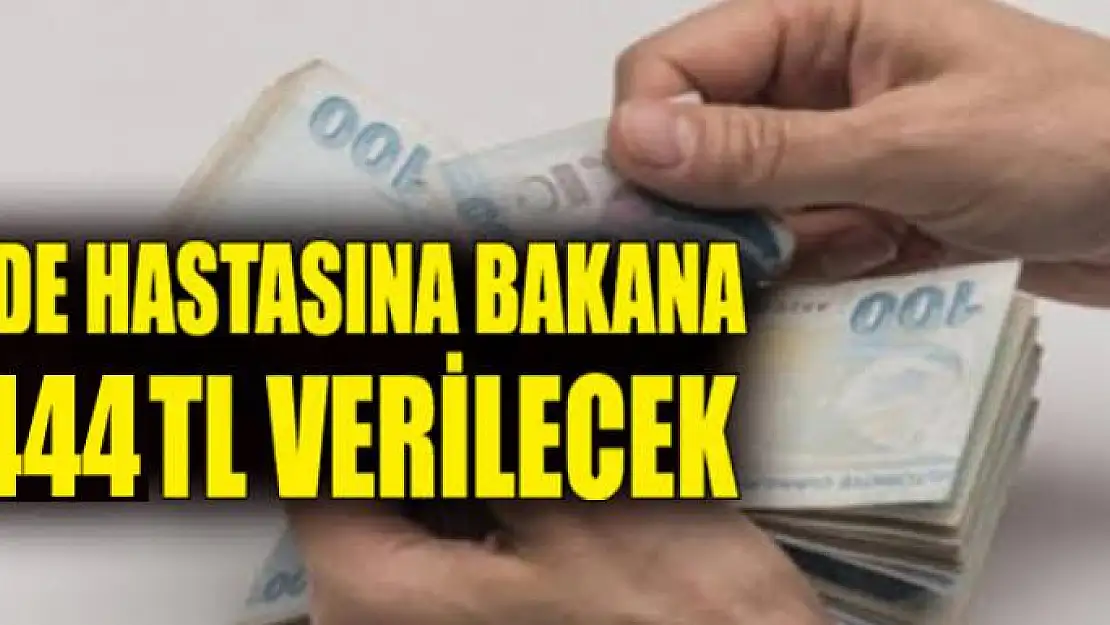 Hastasına bakana 1.444 TL maaş 