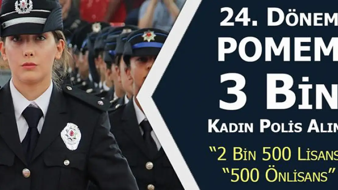 3 bin kadın polis alınıyor 