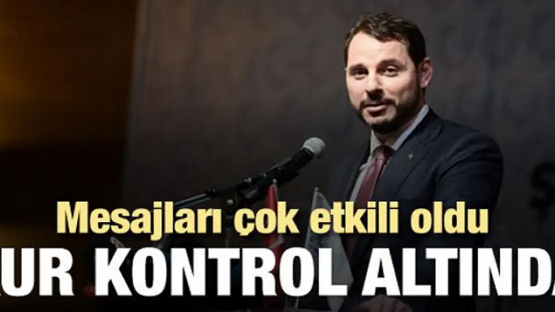 Bakan Albayrak'ın mesajları çok etkili oldu