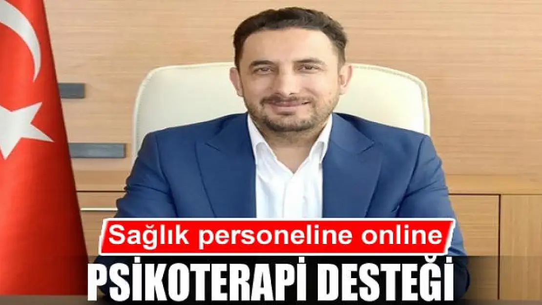 Sağlık personeline online psikoterapi desteği