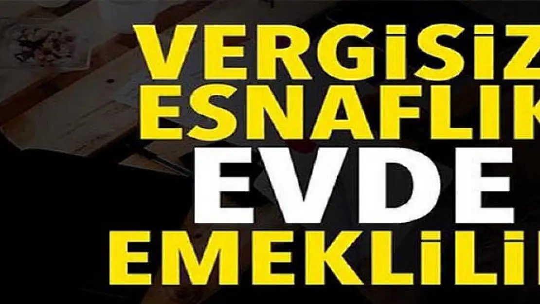 Kadınlara vergisiz esnaflık, evde emeklilik imkanı