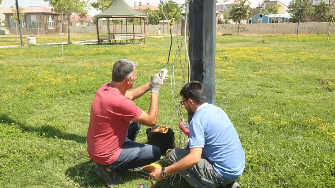 15 Temmuz Parkı'nda yenileme çalışmaları