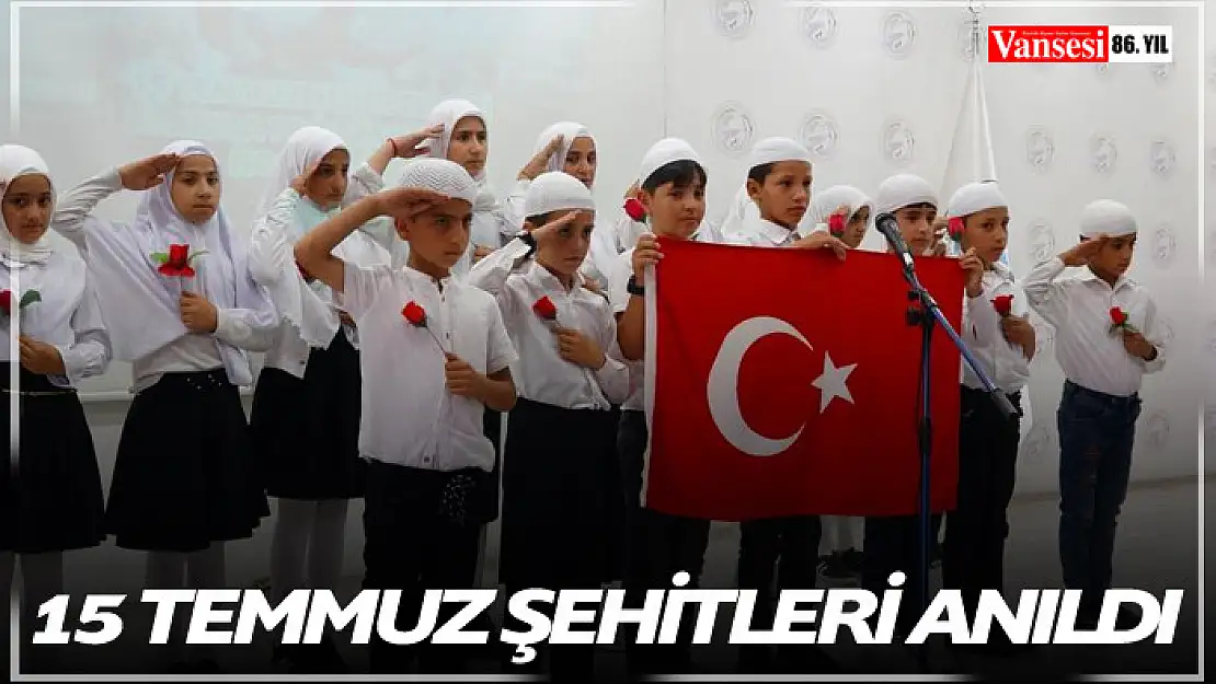 15 Temmuz Şehitleri Anıldı