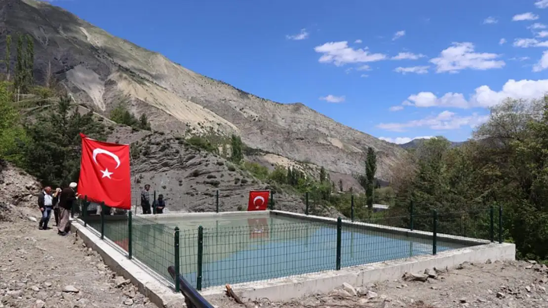 160 tonluk sulama havuzu yapıldı