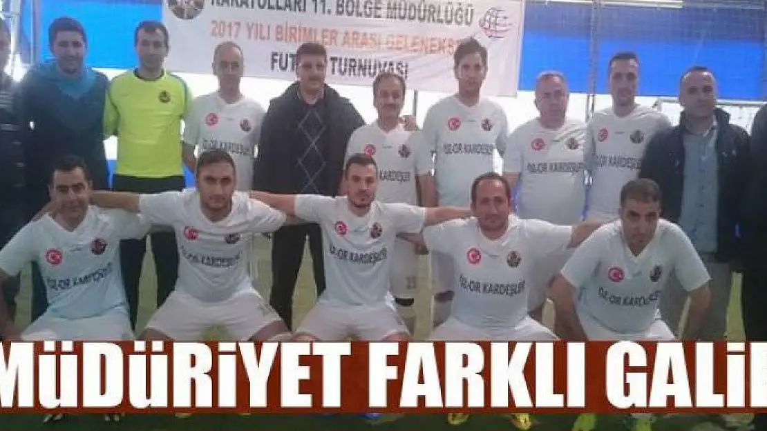 KARAYOLLARI MÜDÜRLÜĞÜ FARK ATTI