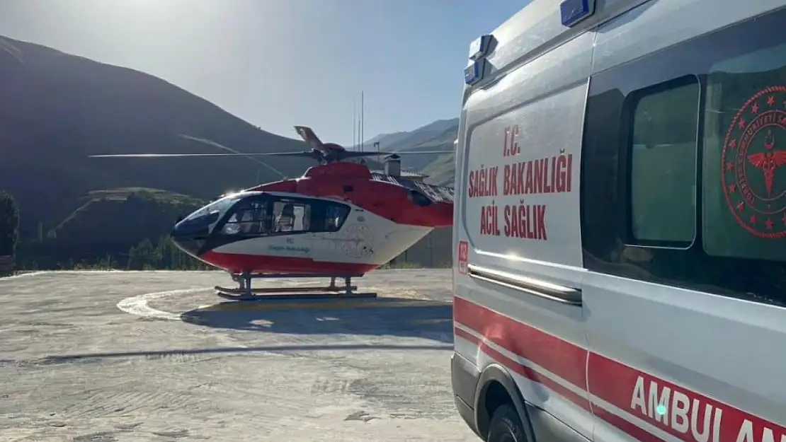 18 yaşındaki genç için helikopter havalandı