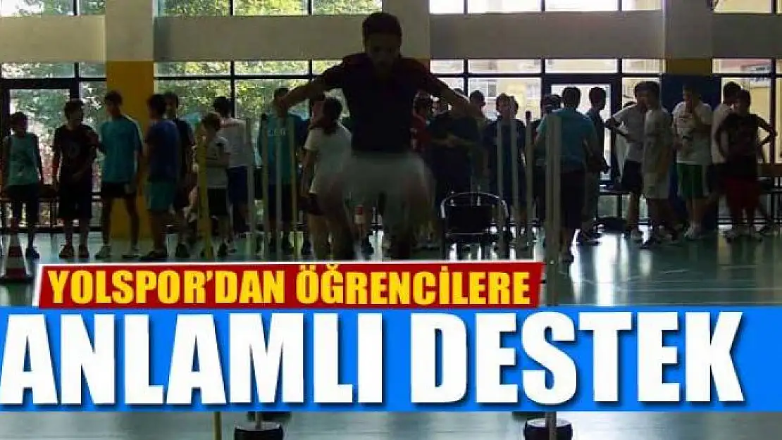 YOLSPOR'DAN ÖĞRENCİLERE DESTEK