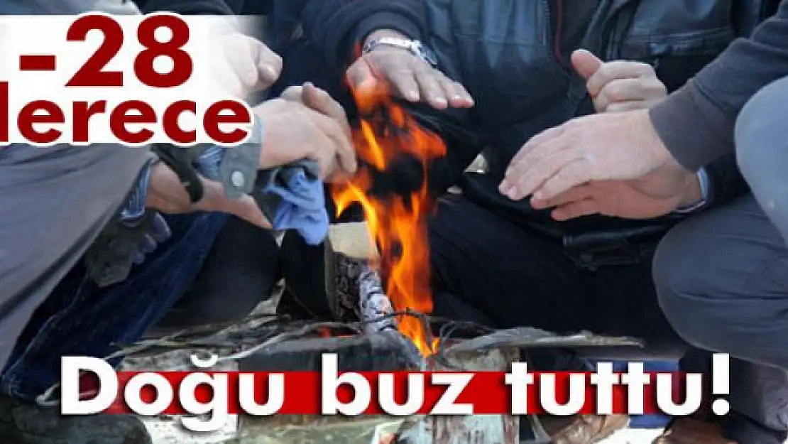 Doğu buz tuttu