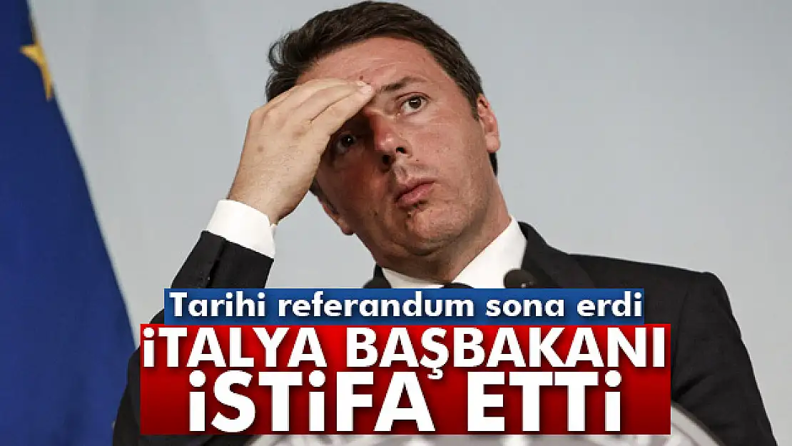 Başbakan Renzi istifa etti