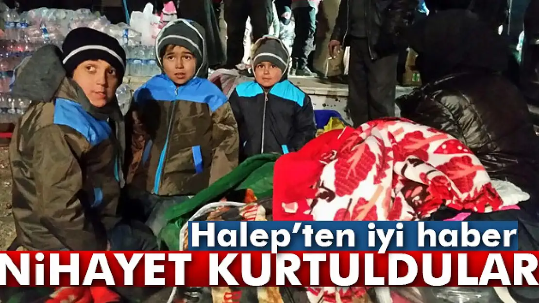 Halep'e veda özgürlüğe merhaba