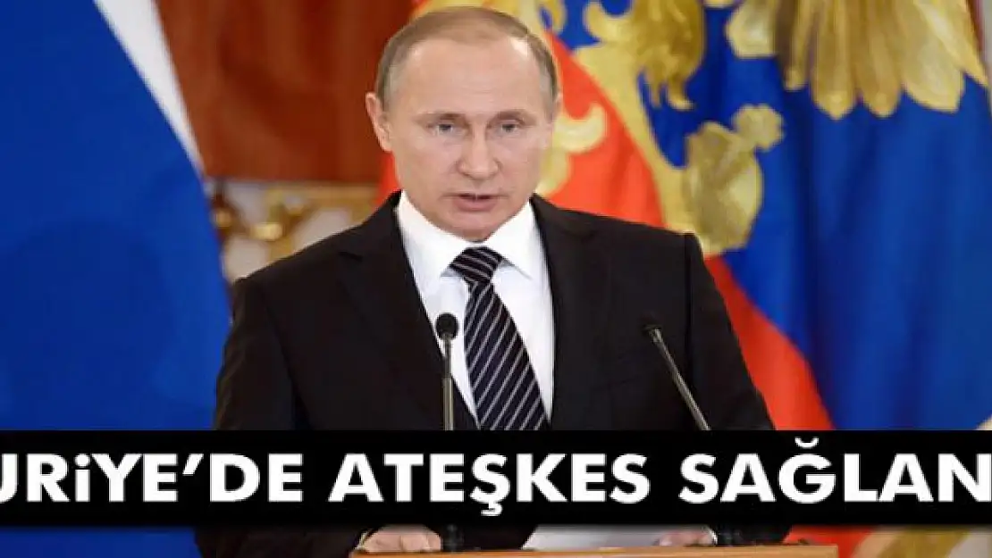 Putin: 'Suriye'de ateşkes sağlandı'