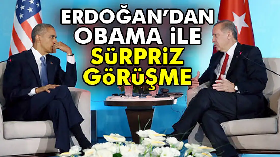 Cumhurbaşkanı Erdoğan ABD Başkanı Obama ile görüştü