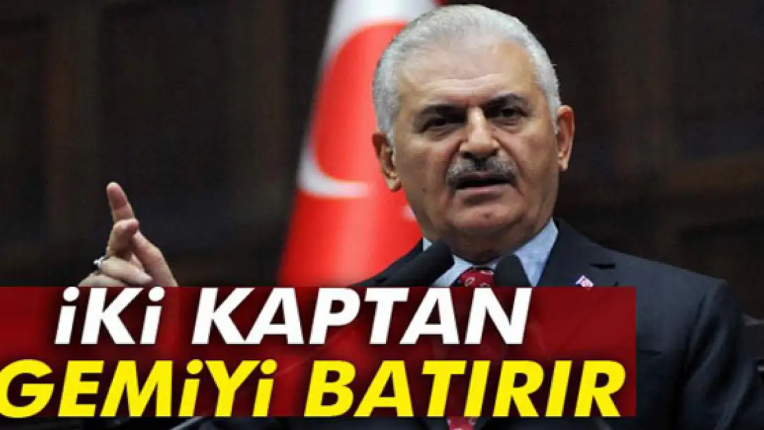 Yıldırım: İki kaptan gemiyi batırır