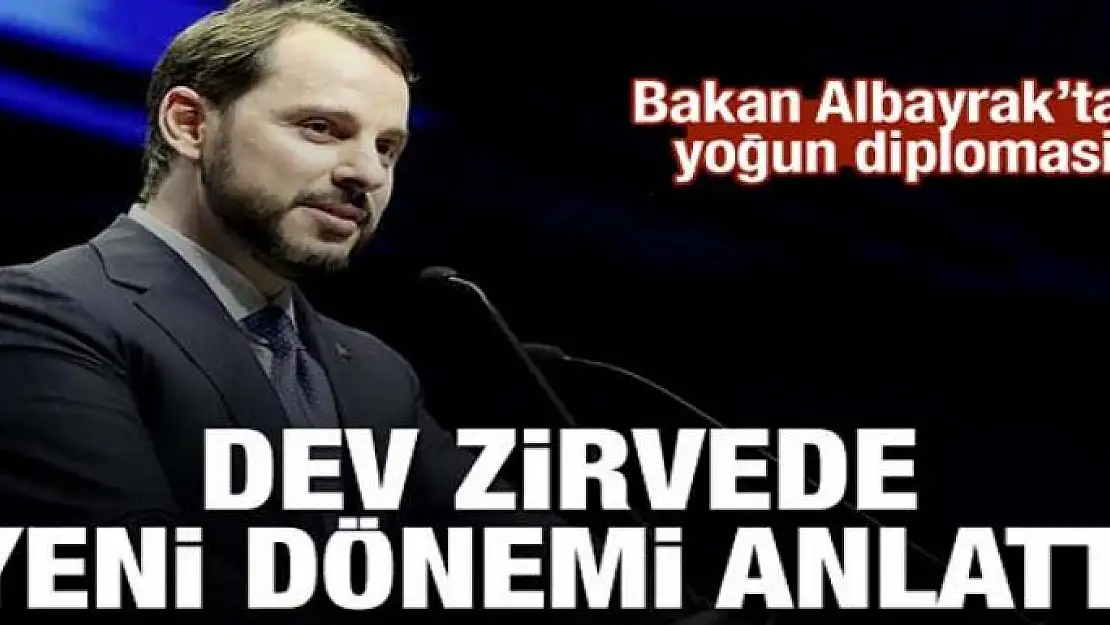 Bakan Albayrak dev zirvede konuştu