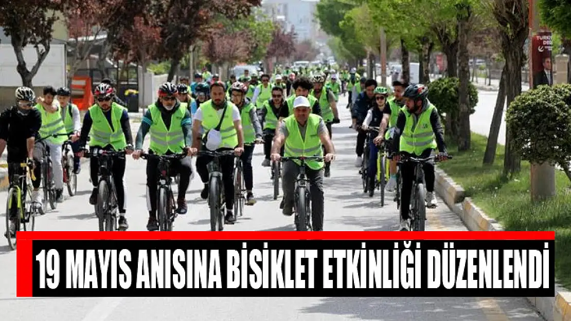 19 MAYIS ANISINA BİSİKLET ETKİNLİĞİ DÜZENLENDİ