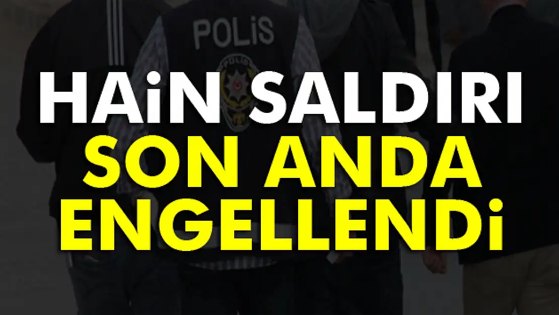 Polise saldırı hazırlığındaki şahıs yakalandı