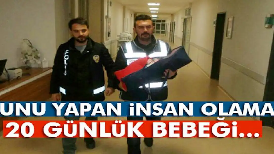 Şüpheli paket ihbarında 20 günlük bebek çıktı