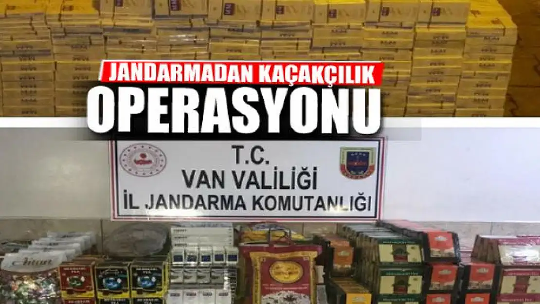 Van'da kaçakçılık operasyonu