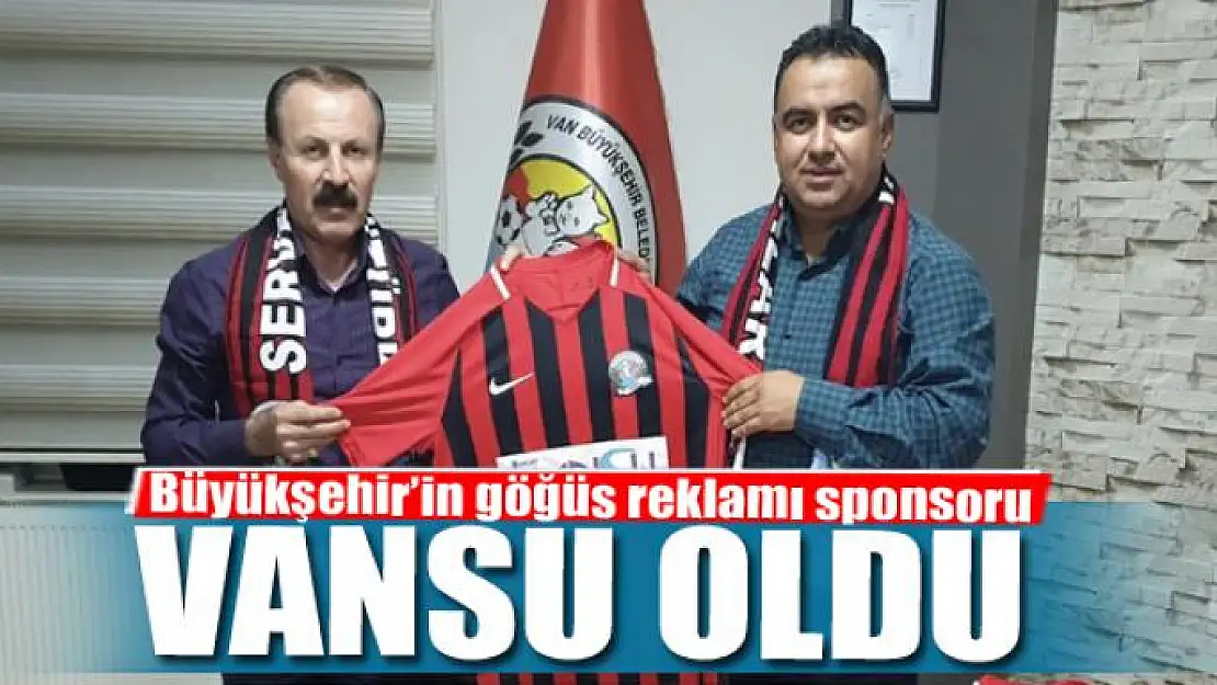 B. Belediyespor'un göğüs reklamı sponsoru VANSU oldu