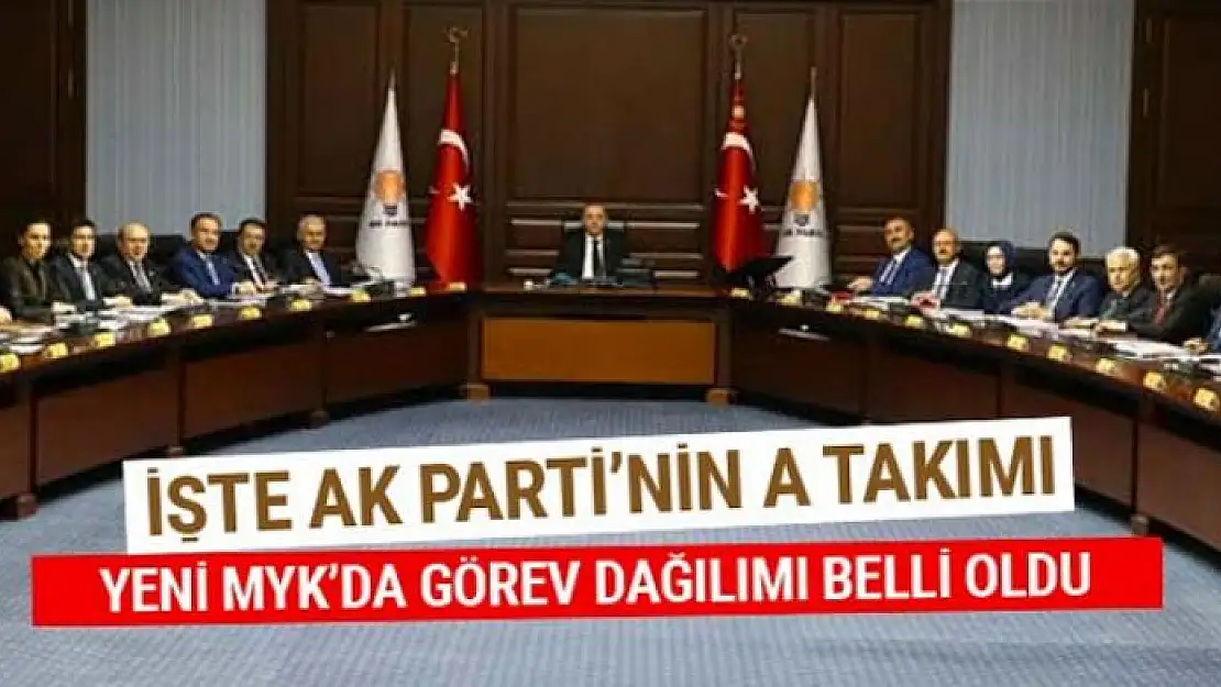 İşte AK Parti'nin yeni MYK'sı