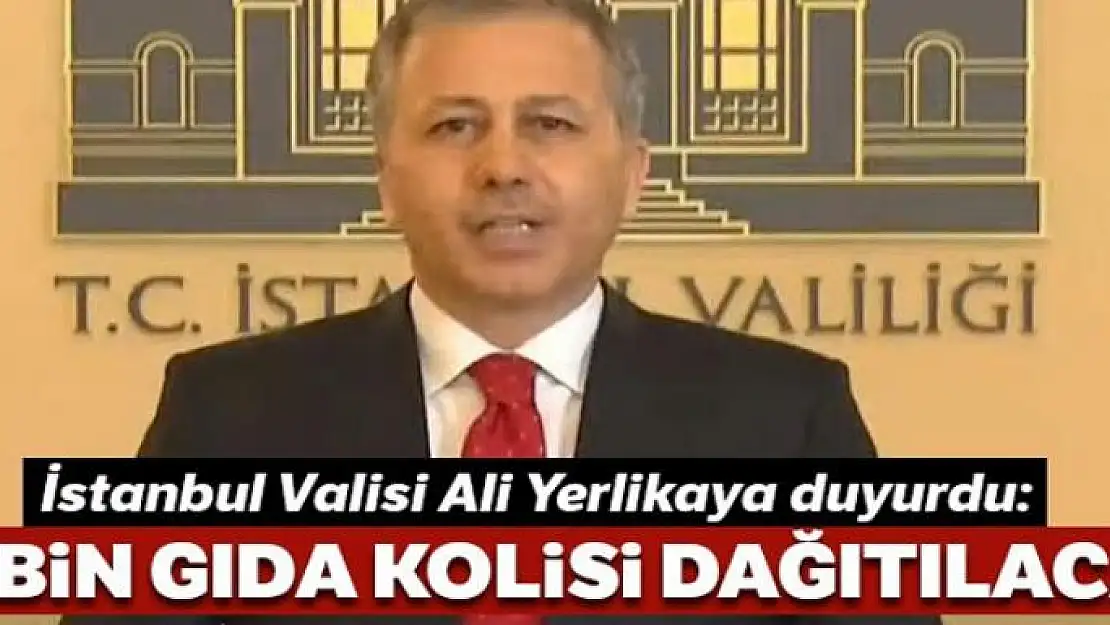 İstanbul Valisi'nden korona virüs açıklaması