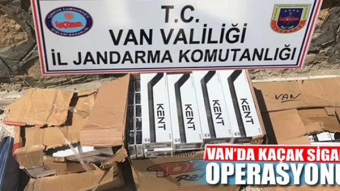 Van'da uyuşturucu ve kaçak sigara ele geçirildi