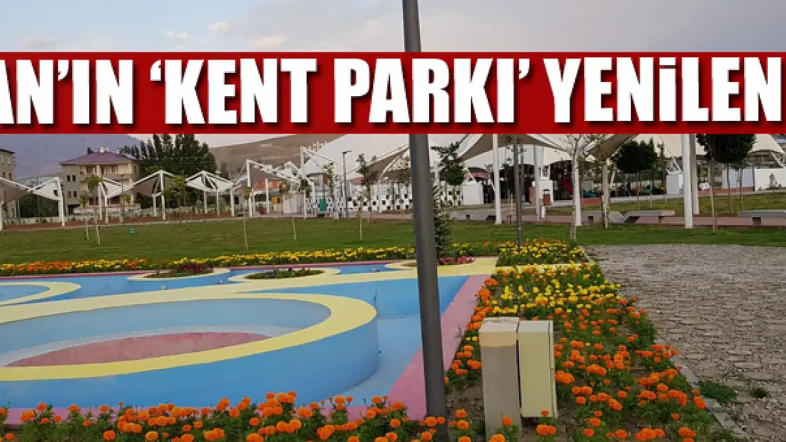 Van'ın 'Kent Parkı' yenilendi