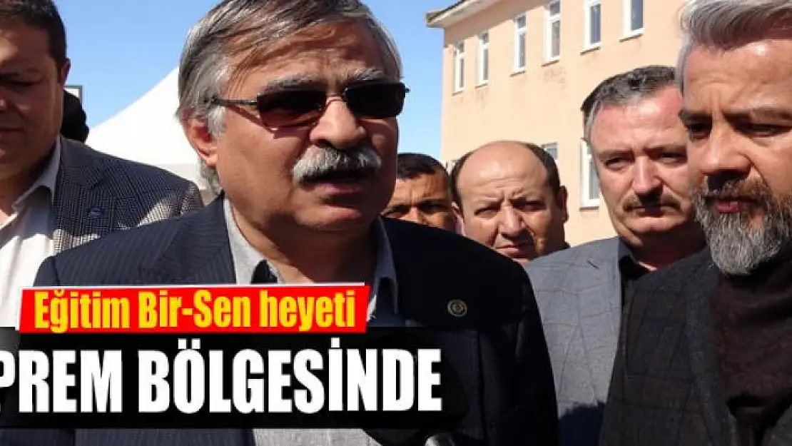 Eğitim Bir-Sen heyeti deprem bölgesinde