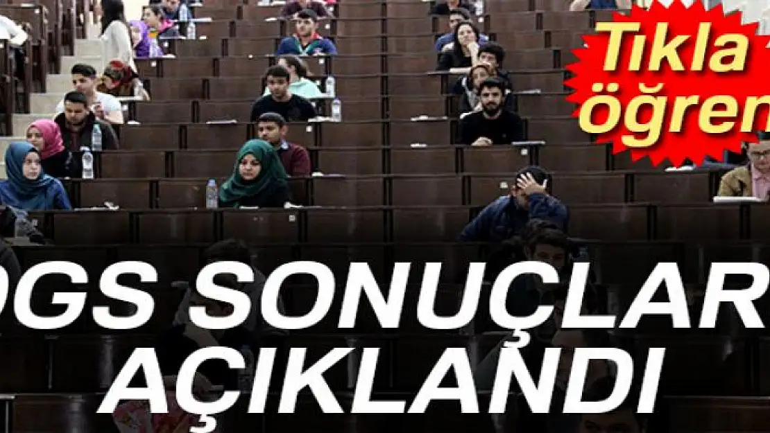 DGS sonuçları açıklandı