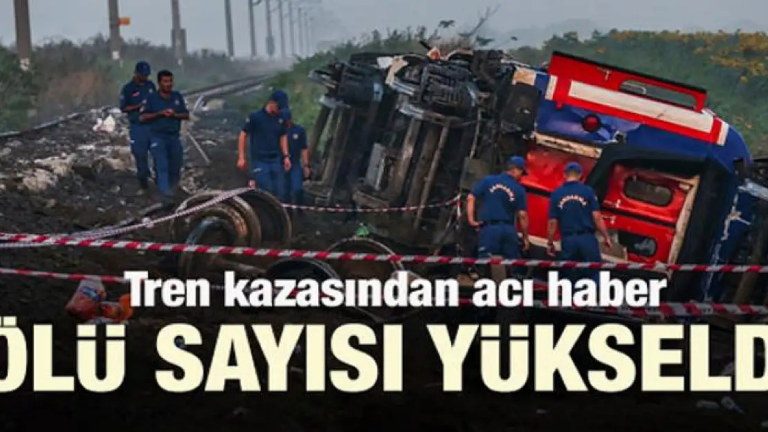 Tekirdağ'da tren kazası! Ölü sayısı yükseldi...