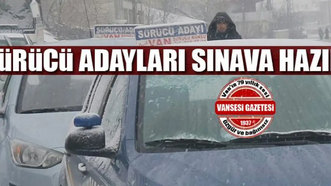 Sürücü adayları sınava hazır 