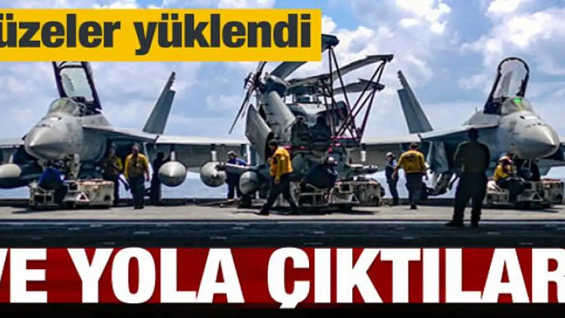 ABD uçak gemisi ve filo yola çıktı!