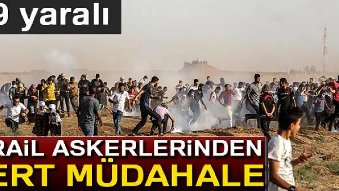 İsrail askeri yine saldırdı: 89 yaralı